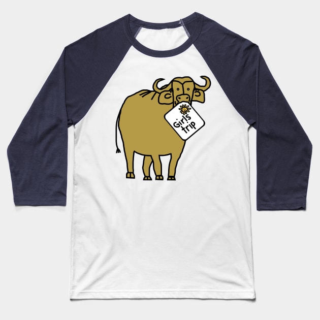 Gold Ox goes on Girls Trip Baseball T-Shirt by ellenhenryart